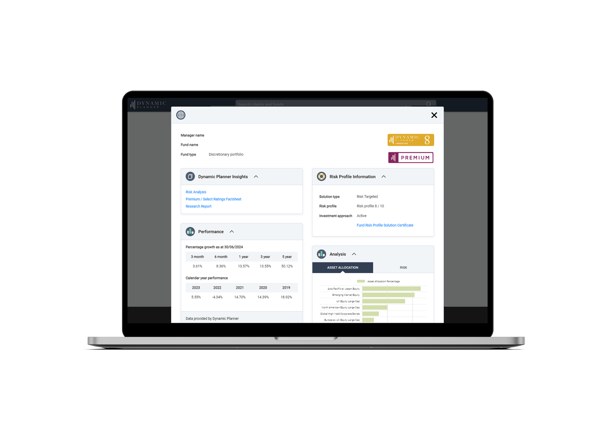 Investment Risk Targeting | Dynamic Planner
